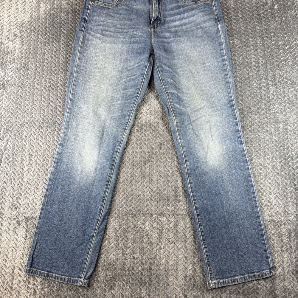 Levi's 505 Straight Leg Jeans Womens Stretch‎ Medium Wash Size 10 S/C Regular
